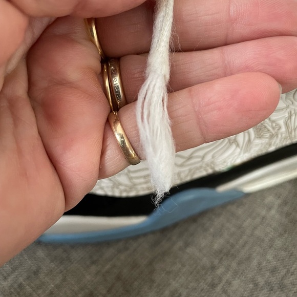 Jordan dub zero GS Legend blue gray graphics sneakers youth sz 6.5 DV1360-114 - Picture 7 of 14